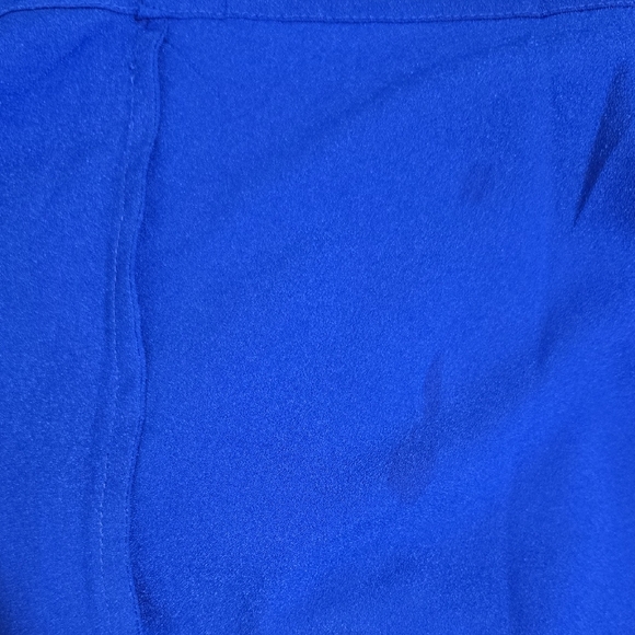 Dress the Population - Corey Chiffon Royal Blue Fit & Flare Romantic Dress - Picture 15 of 15